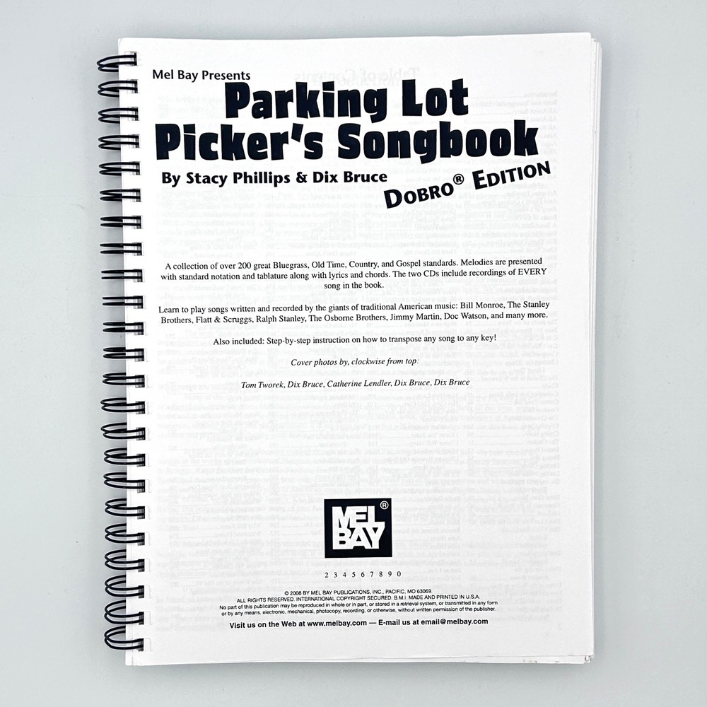 Parking Lot Picker's Guitar Songbook Dobro Edition Stacy Phillips with 2 CDs - Picture 2 of 8